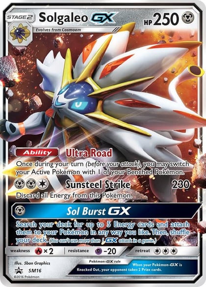 Solgaleo GX - SM16, SM Promos SM16