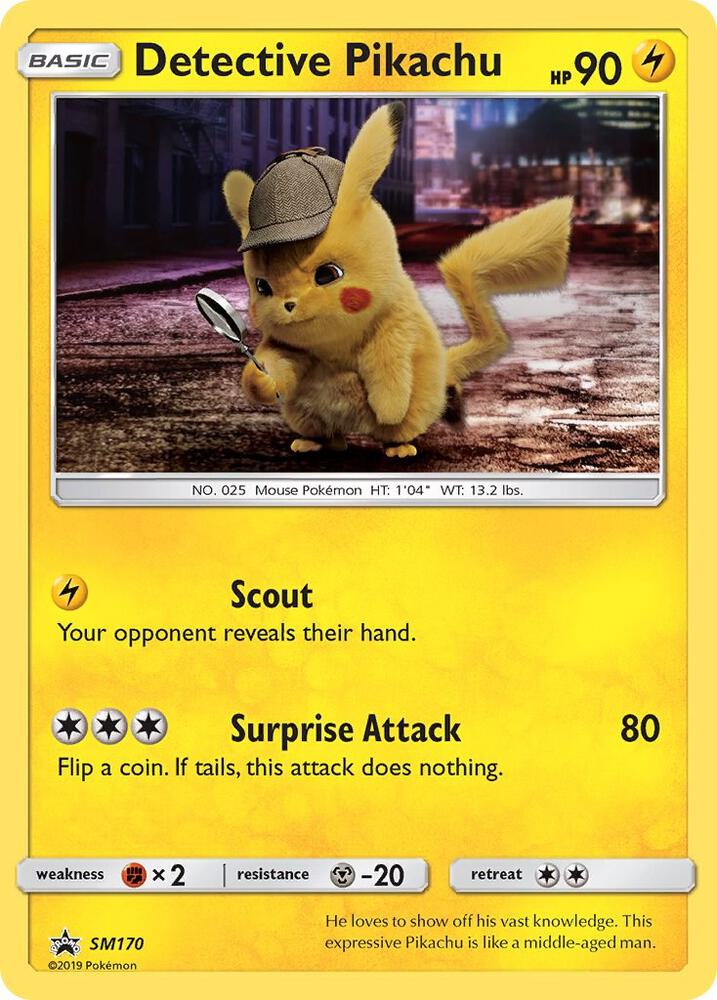 Detective Pikachu - SM170, SM Promos SM170