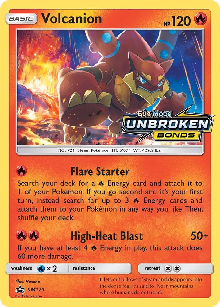 Volcanion - SM179 (Prerelease), SM Promos SM179