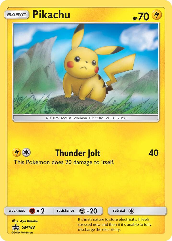 Pikachu - SM183, SM Promos SM183