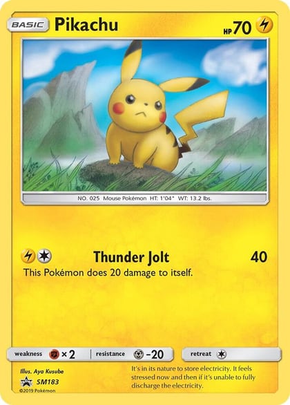 Pikachu - SM183, SM Promos SM183
