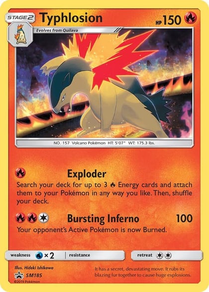 Typhlosion - SM185, SM Promos SM185
