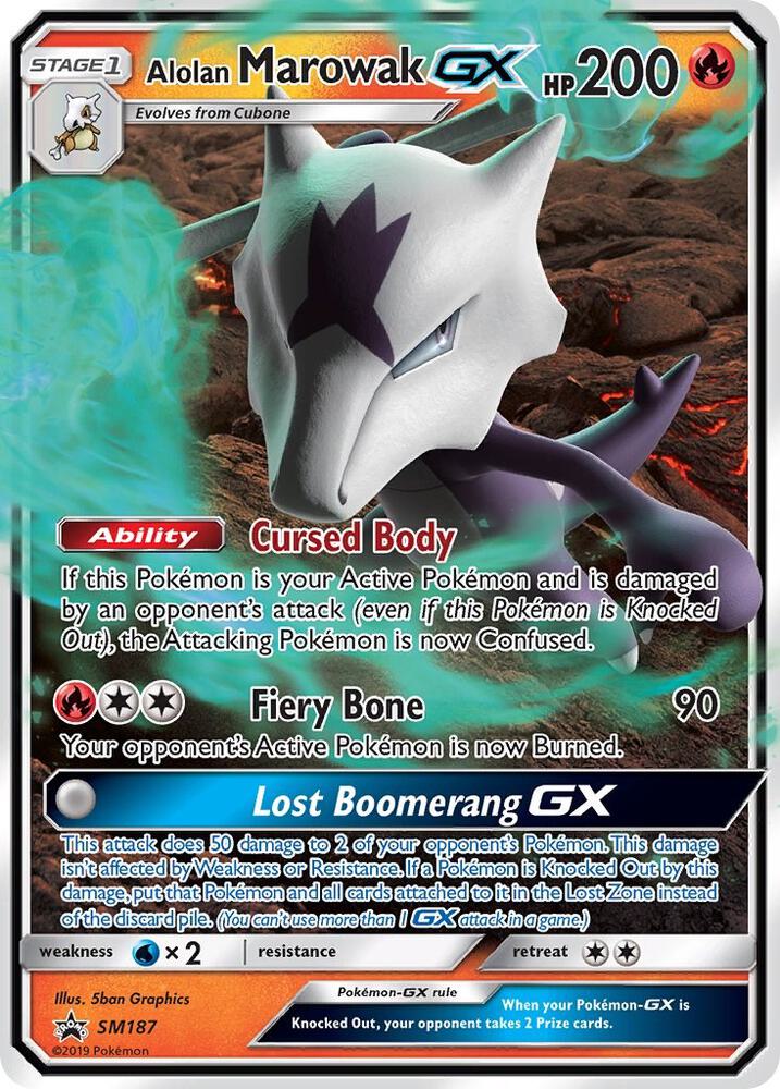 Alolan Marowak GX - SM187, SM Promos SM187