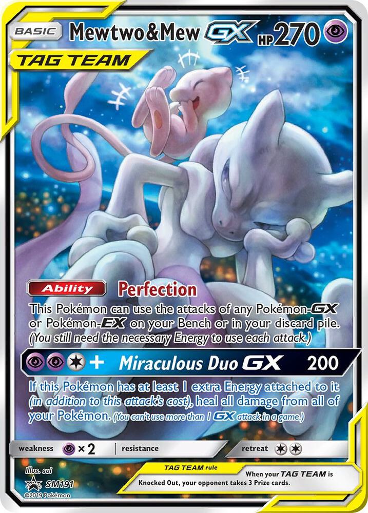 Mewtwo & Mew GX - SM191, SM Promos SM191
