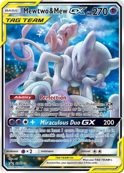 Mewtwo & Mew GX - SM191, SM Promos SM191