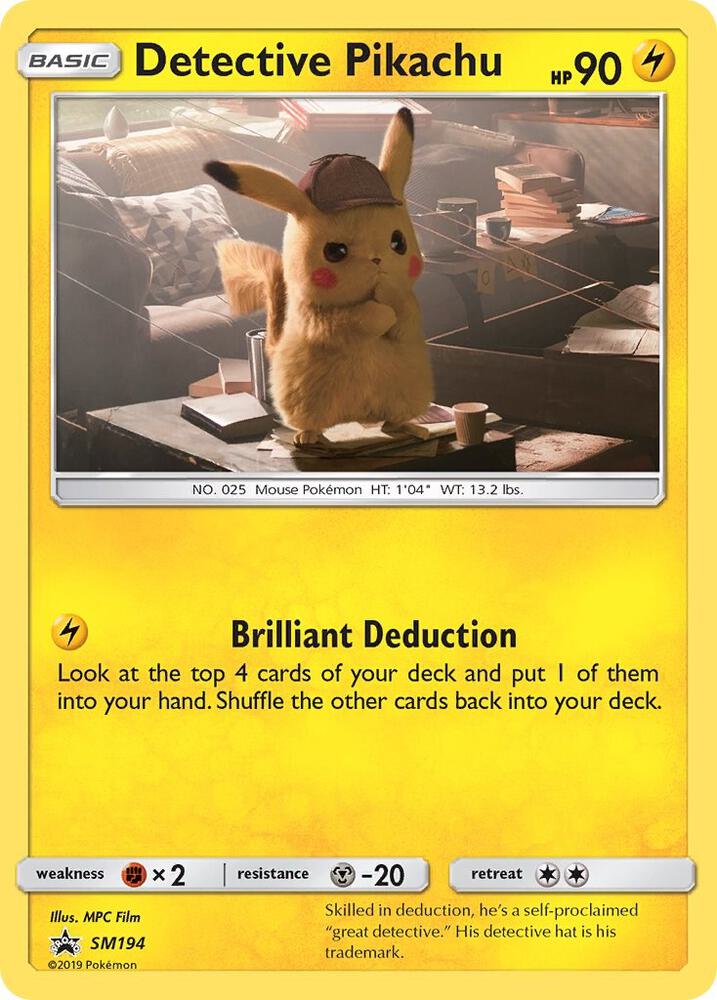 Detective Pikachu - SM194, SM Promos SM194