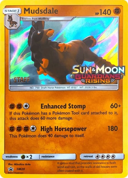 Mudsdale - SM20 (Prerelease) [Staff], SM Promos SM20