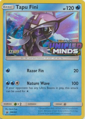 Tapu Fini - SM203 (Prerelease) [Staff], SM Promos SM203