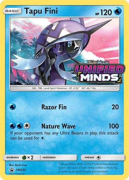 Tapu Fini - SM203 (Prerelease), SM Promos SM203