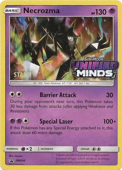 Necrozma - SM204 (Prerelease) [Staff], SM Promos SM204