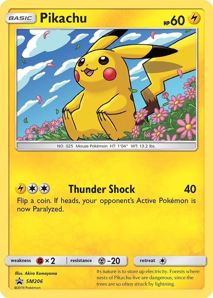 Pikachu - SM206, SM Promos SM206