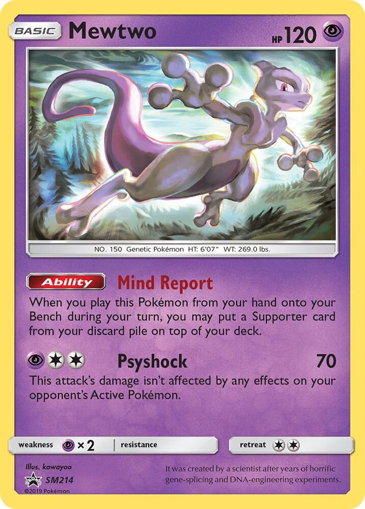 Mewtwo - SM214, SM Promos SM214