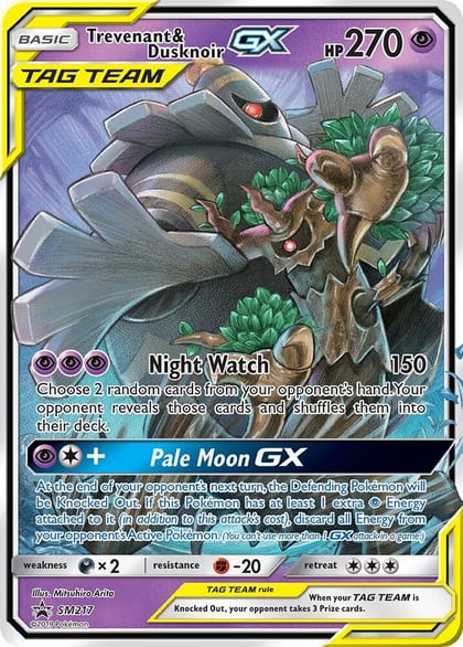 Trevenant & Dusknoir GX - SM217, SM Promos SM217