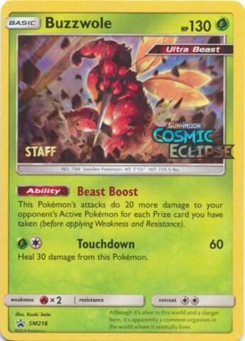 Buzzwole - SM218 (Prerelease) [Staff], SM Promos SM218
