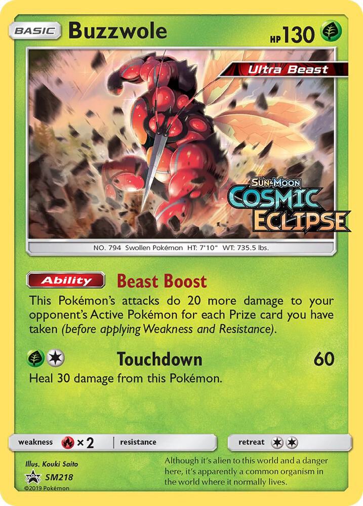 Buzzwole - SM218 (Prerelease), SM Promos SM218