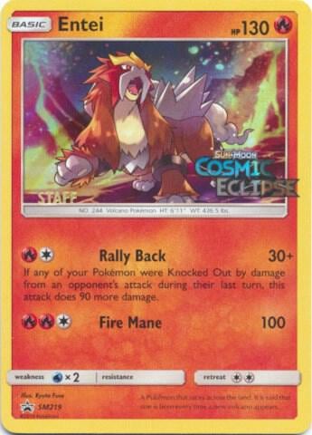 Entei - SM219 (Prerelease) [Staff], SM Promos SM219