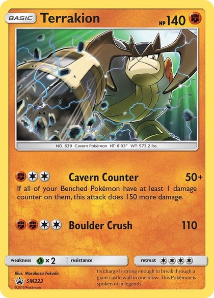 Terrakion - SM223, SM Promos SM223