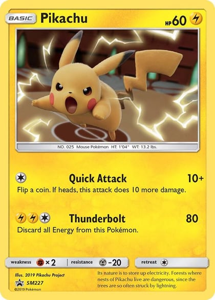 Pikachu - SM227, SM Promos SM227