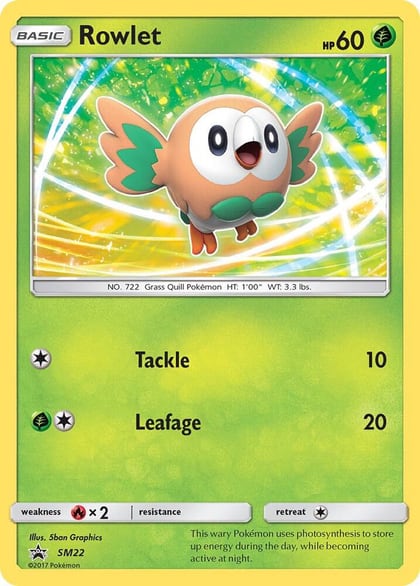 Rowlet - SM22, SM Promos SM22