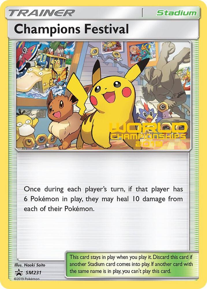 Champions Festival - SM231 (World Championships 2019), SM Promos SM231