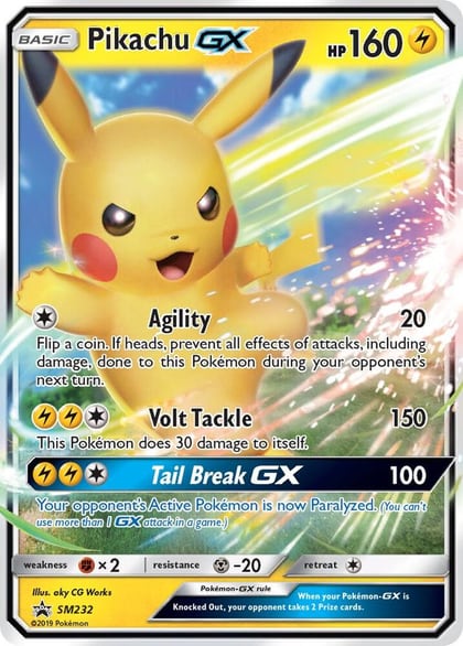 Pikachu GX - SM232, SM Promos SM232