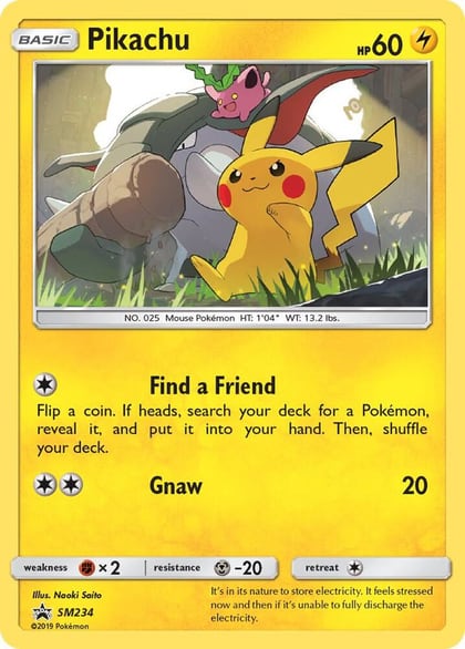 Pikachu - SM234, SM Promos SM234