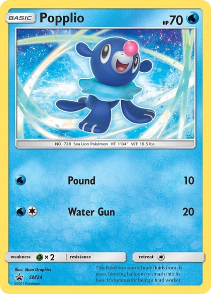 Popplio - SM24, SM Promos SM24