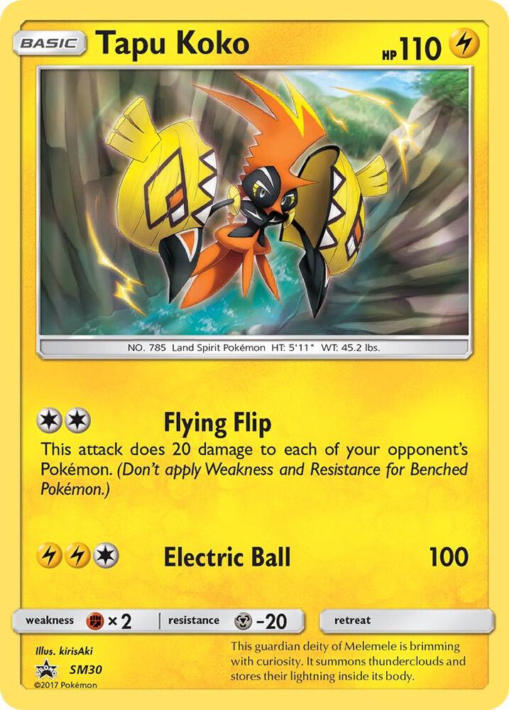 Tapu Koko - SM30, SM Promos SM30
