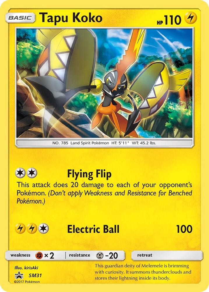 Tapu Koko - SM31, SM Promos SM31