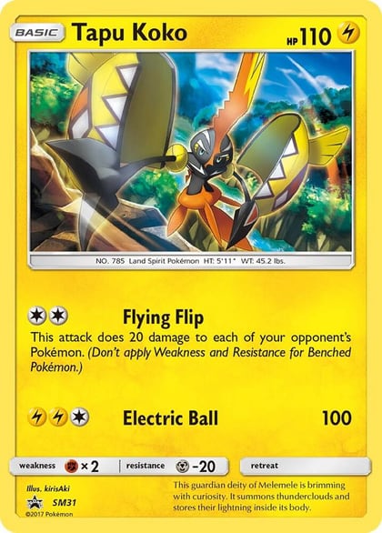Tapu Koko - SM31, SM Promos SM31