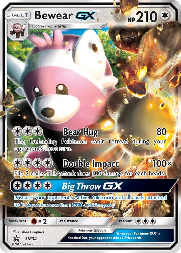 Bewear GX - SM34, SM Promos SM34