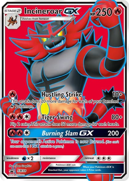 Incineroar GX - SM38, SM Promos SM38