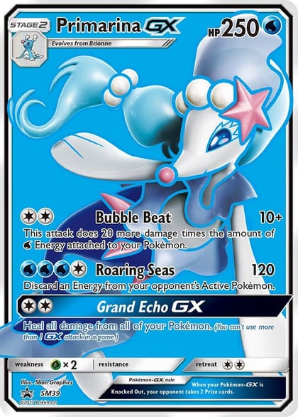 Primarina GX - SM39, SM Promos SM39