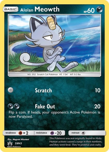 Alolan Meowth - SM43, SM Promos SM43