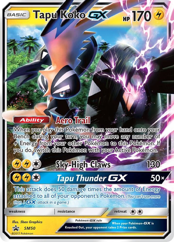 Tapu Koko GX - SM50, SM Promos SM50