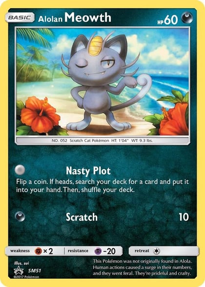 Alolan Meowth - SM51, SM Promos SM51
