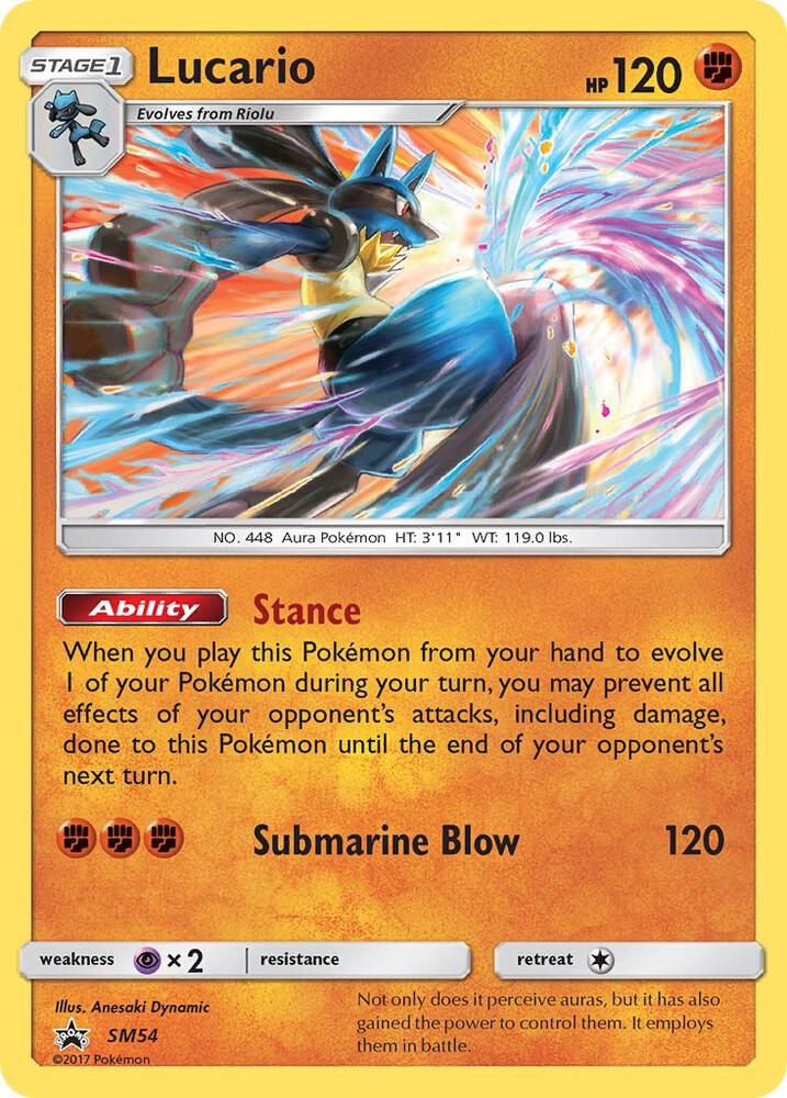 Lucario - SM54, SM Promos SM54