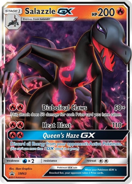 Salazzle GX - SM63, SM Promos SM63