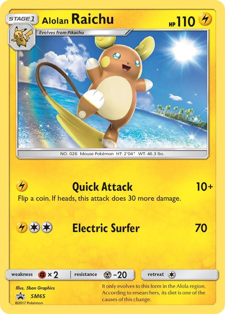 Alolan Raichu - SM65, SM Promos SM65