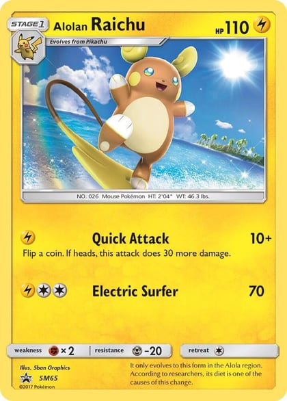 Alolan Raichu - SM65, SM Promos SM65