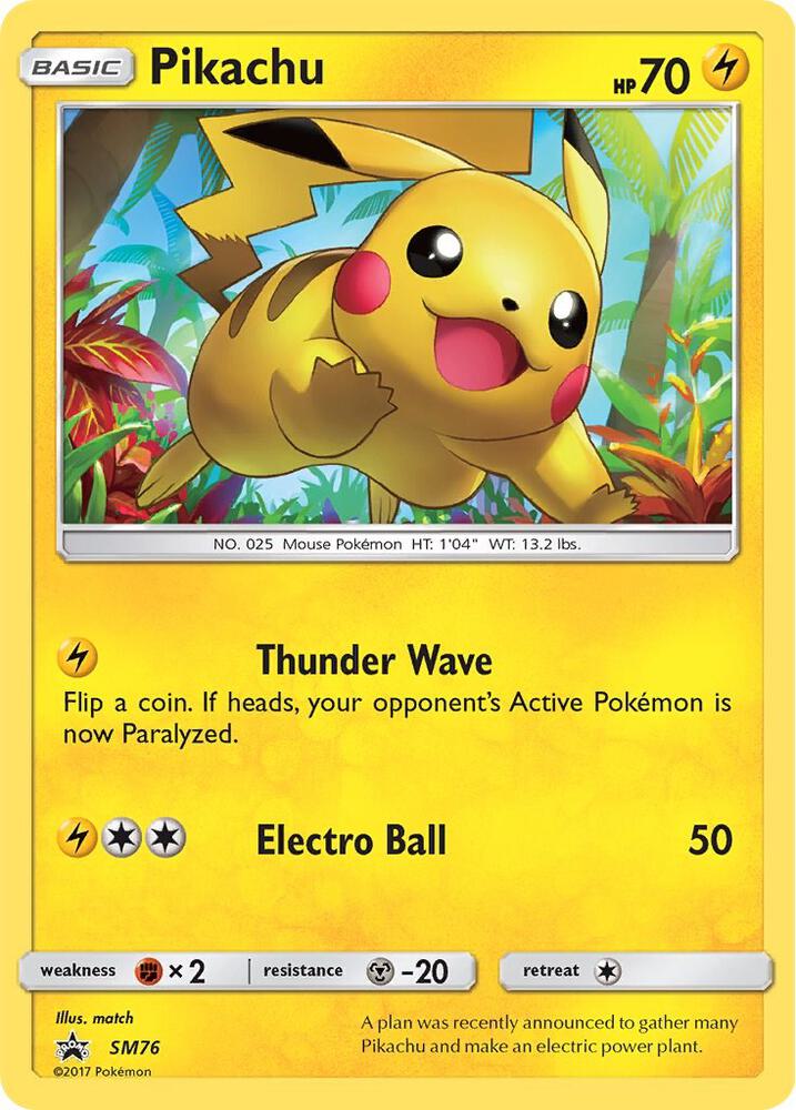 Pikachu - SM76, SM Promos SM76