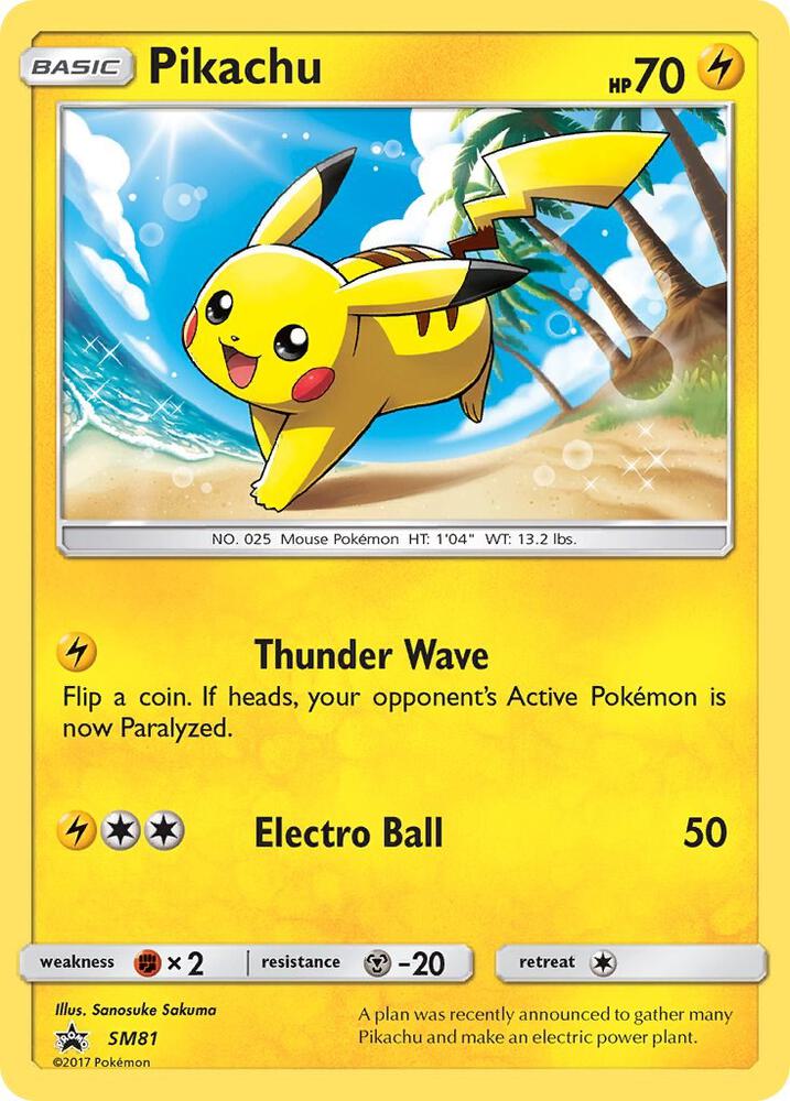 Pikachu - SM81, SM Promos SM81