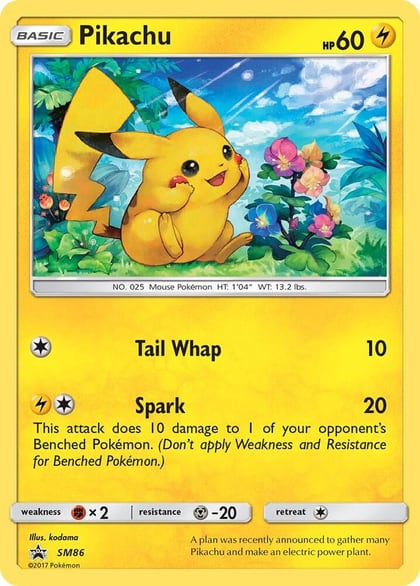 Pikachu - SM86, SM Promos SM86