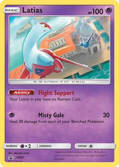 Latias - SM87, SM Promos SM87