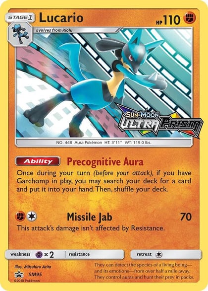 Lucario - SM95 (Prerelease), SM Promos SM95