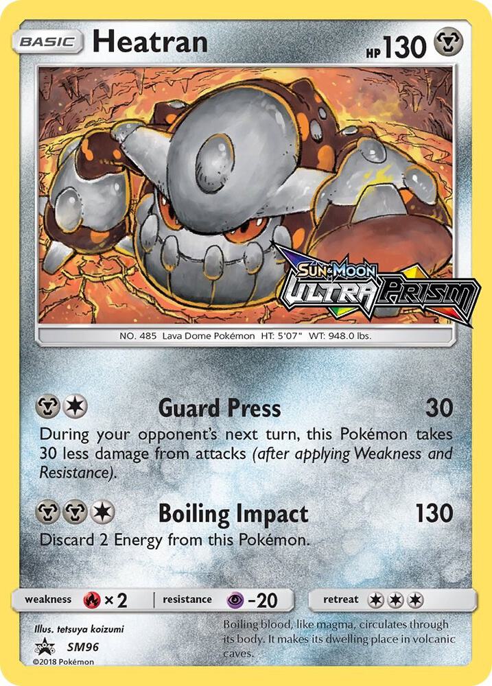 Heatran - SM96 (Prerelease), SM Promos SM96