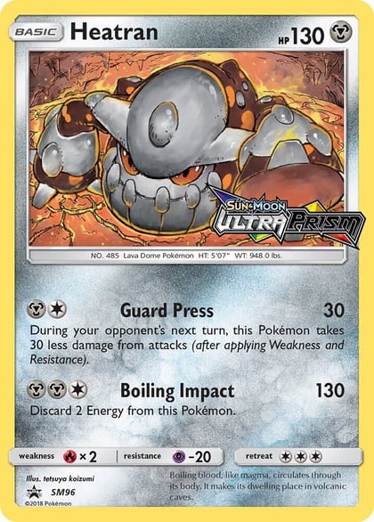 Heatran - SM96 (Prerelease), SM Promos SM96