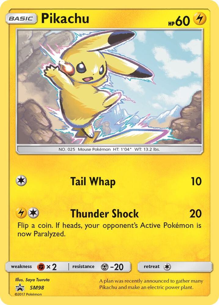 Pikachu - SM98, SM Promos SM98