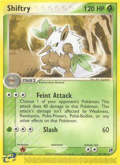 Shiftry - 22/100, Sandstorm 22/100