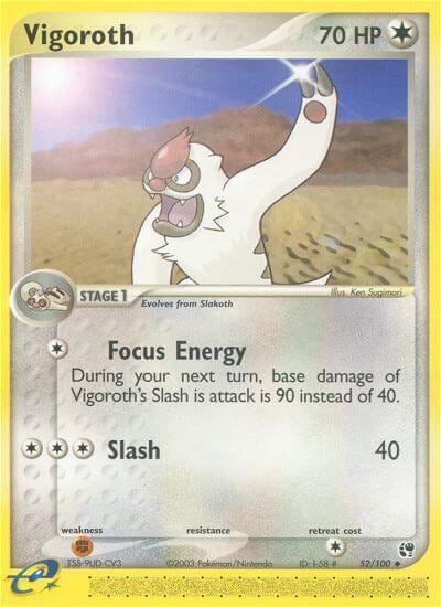 Vigoroth, Sandstorm 52/100